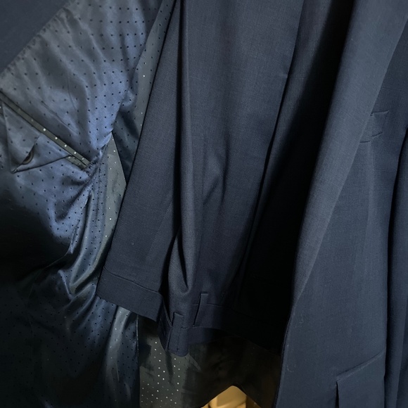 Navy Blue Suit from  " Collection by Michael Strahan" - Picture 1 of 3